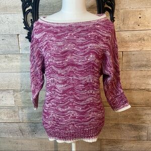🛍️3/$30 Jessica Simpson‎ women's pink sweater in  size x-small